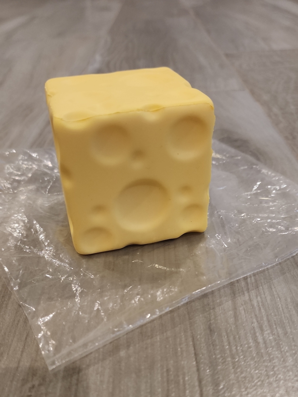 NWT Cheese Block Slow Rise Squishy Toy